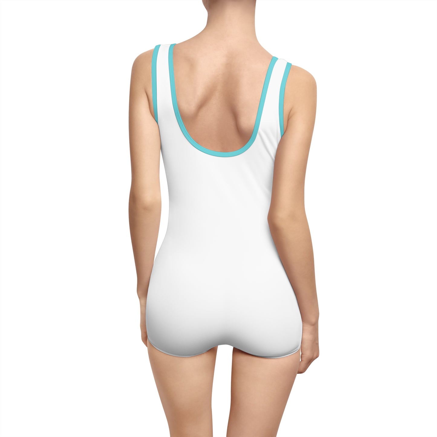 EYC I Love Coffee Women's Vintage Swimsuit - Playful & Fun Summer Swimwear - Express Yourself Clothz