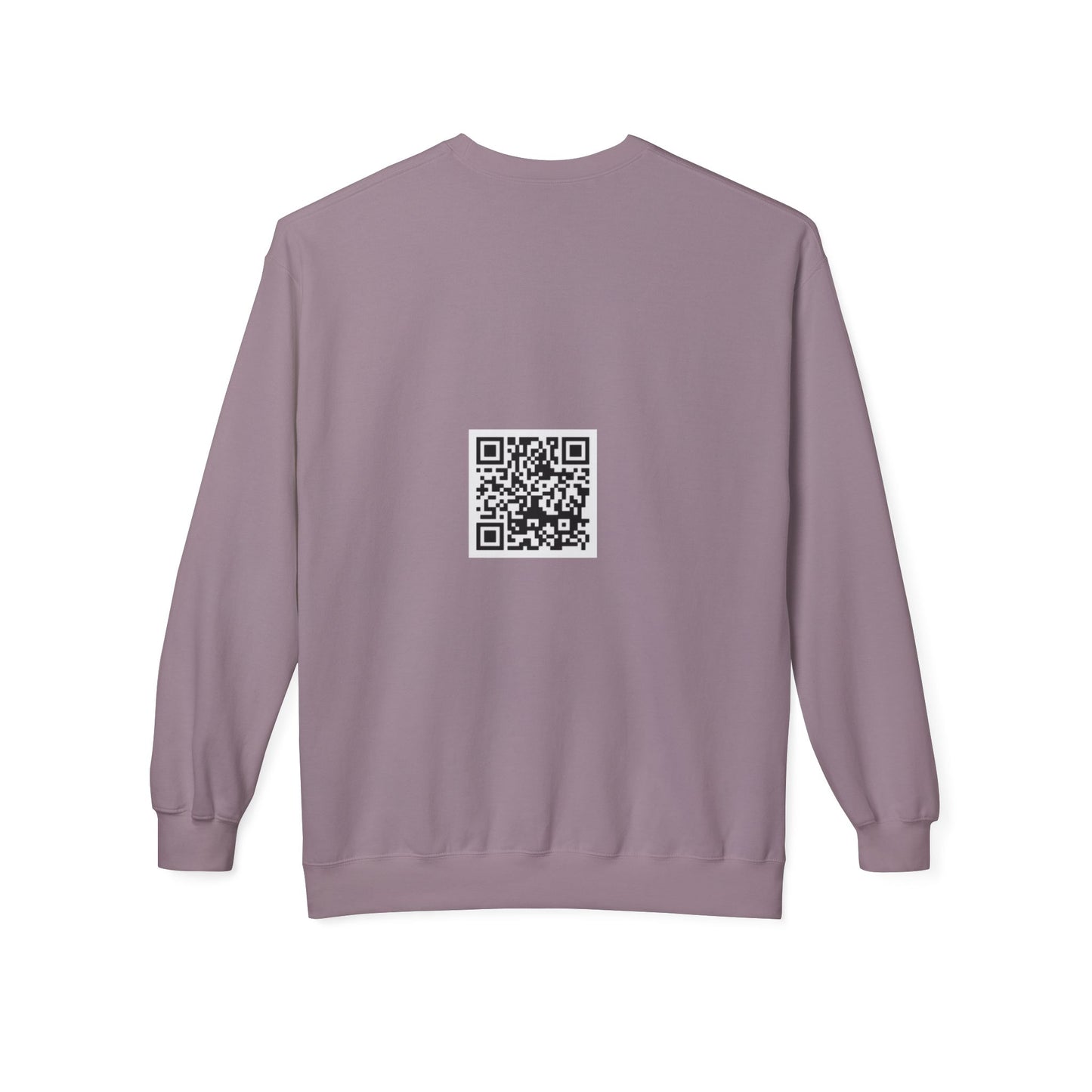 EYC Express Yourself Crewneck Sweatshirt - Unisex Midweight Fleece with QR Code - Express Yourself Clothz