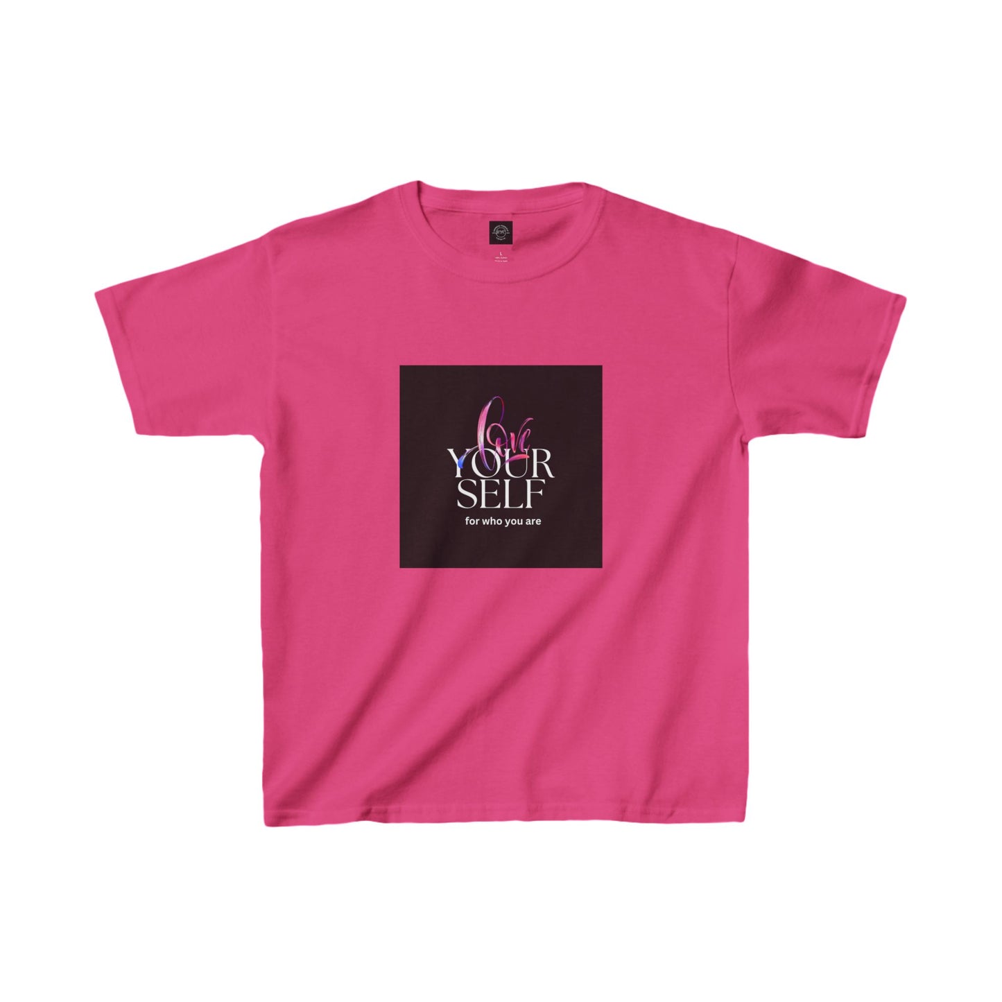 EYC Kids Inspirational Tee - "Love Your Self" with QR Design - Express Yourself Clothz