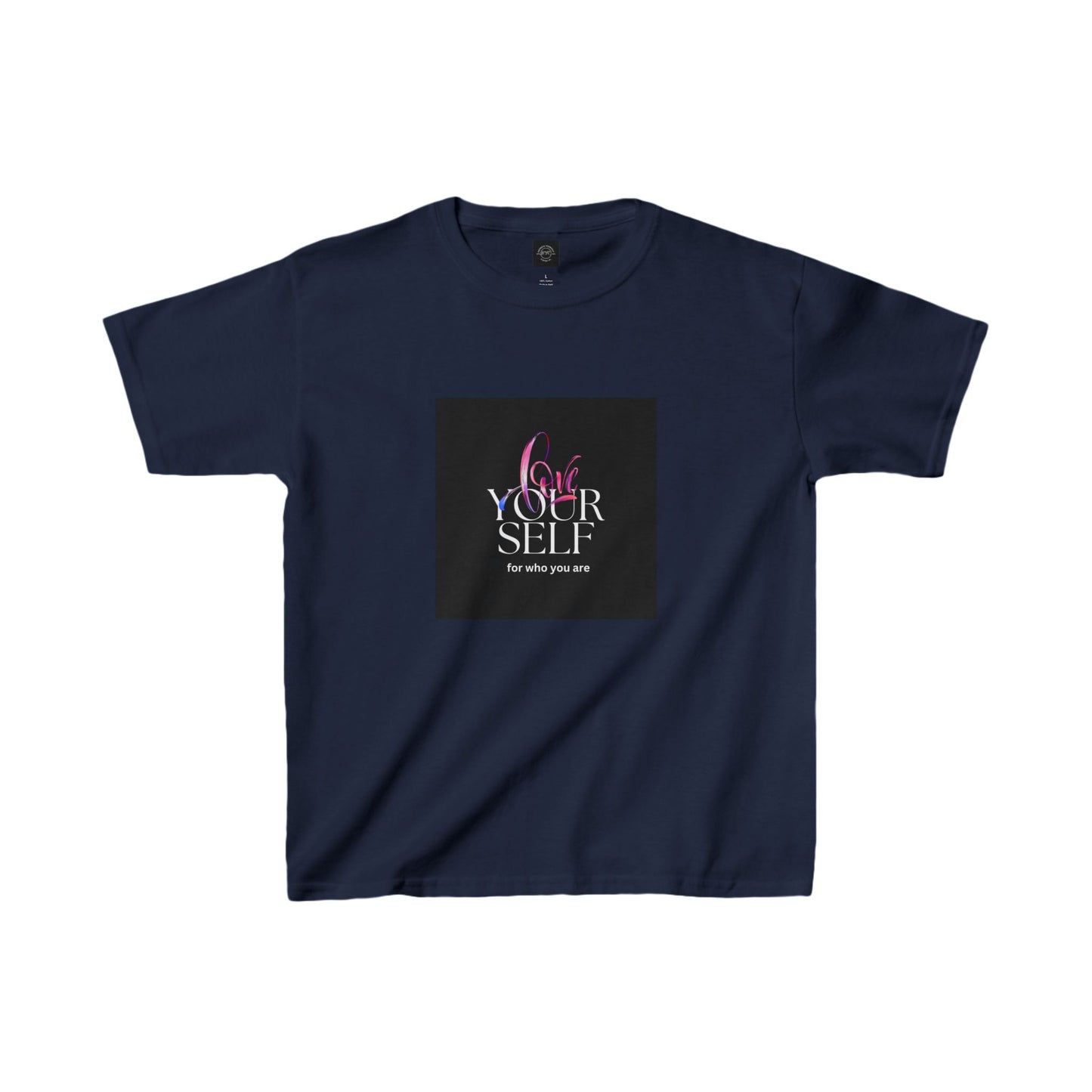 EYC Kids Inspirational Tee - "Love Your Self" with QR Design - Express Yourself Clothz