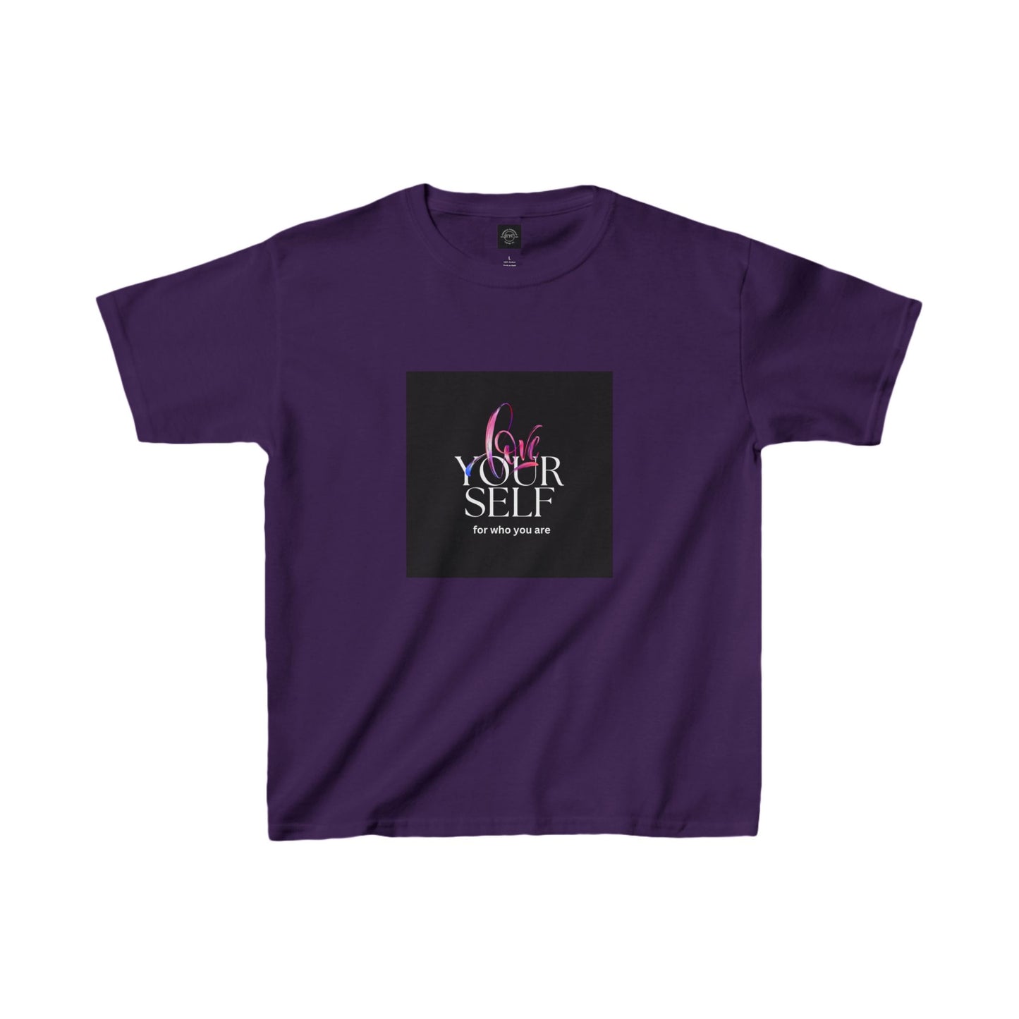 EYC Kids Inspirational Tee - "Love Your Self" with QR Design - Express Yourself Clothz