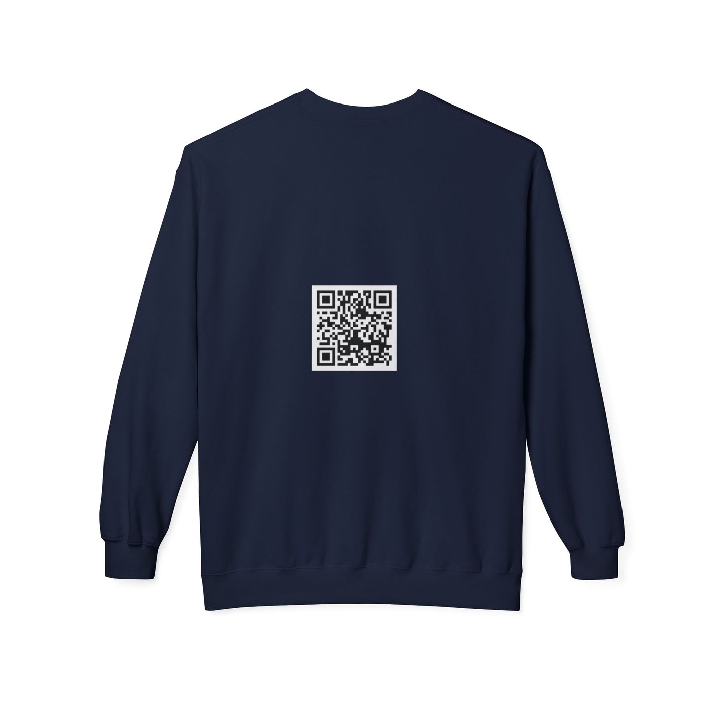 EYC Express Yourself Crewneck Sweatshirt - Unisex Midweight Fleece with QR Code - Express Yourself Clothz