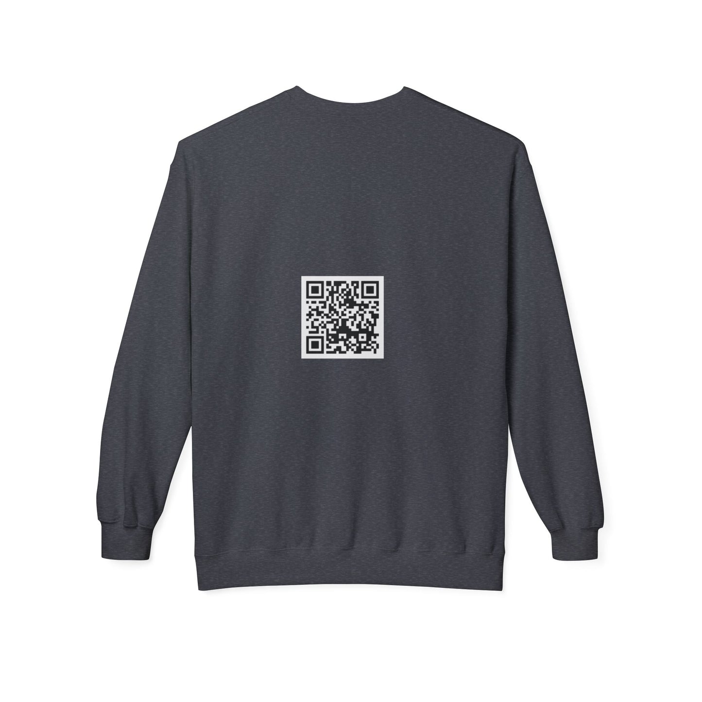 EYC Express Yourself Crewneck Sweatshirt - Unisex Midweight Fleece with QR Code - Express Yourself Clothz