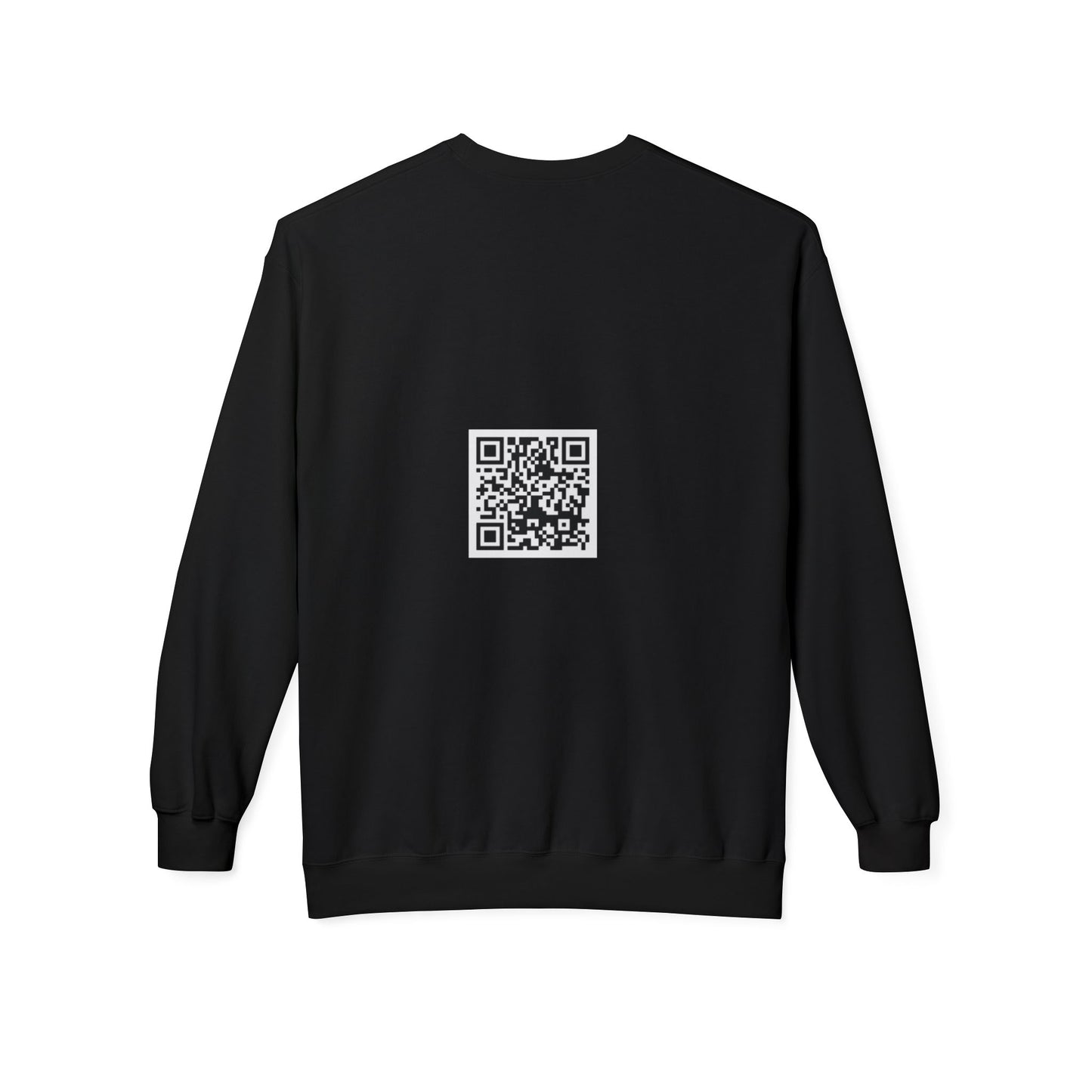 EYC Express Yourself Crewneck Sweatshirt - Unisex Midweight Fleece with QR Code - Express Yourself Clothz
