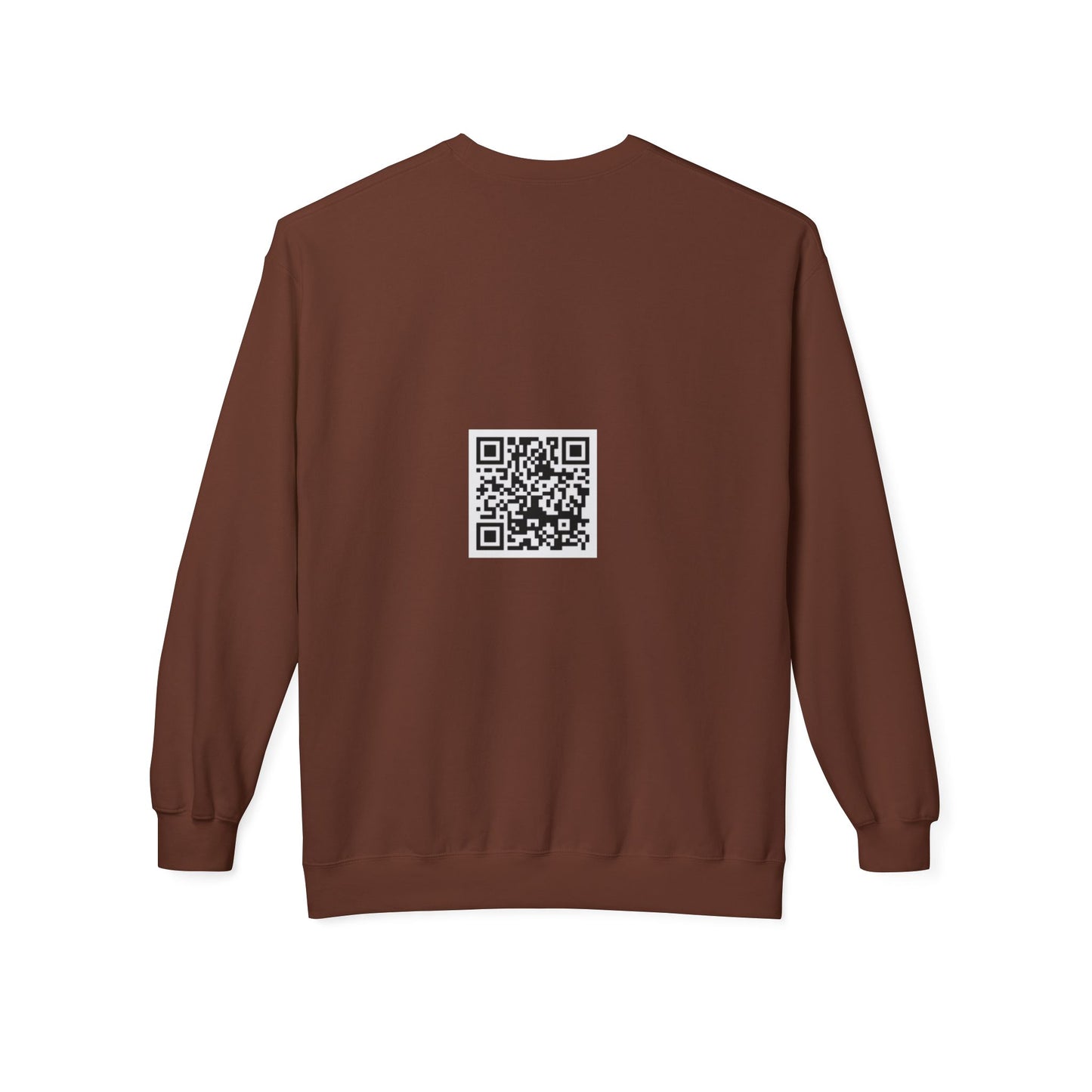 EYC Express Yourself Crewneck Sweatshirt - Unisex Midweight Fleece with QR Code - Express Yourself Clothz