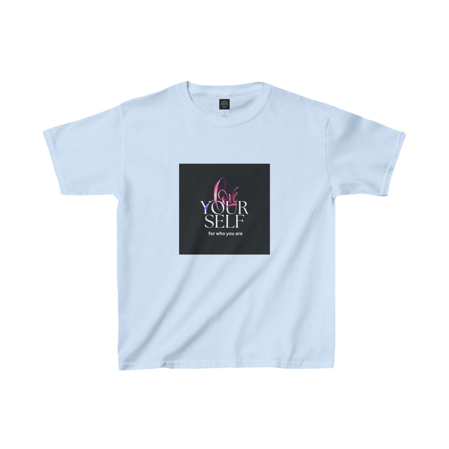 EYC Kids Inspirational Tee - "Love Your Self" with QR Design - Express Yourself Clothz