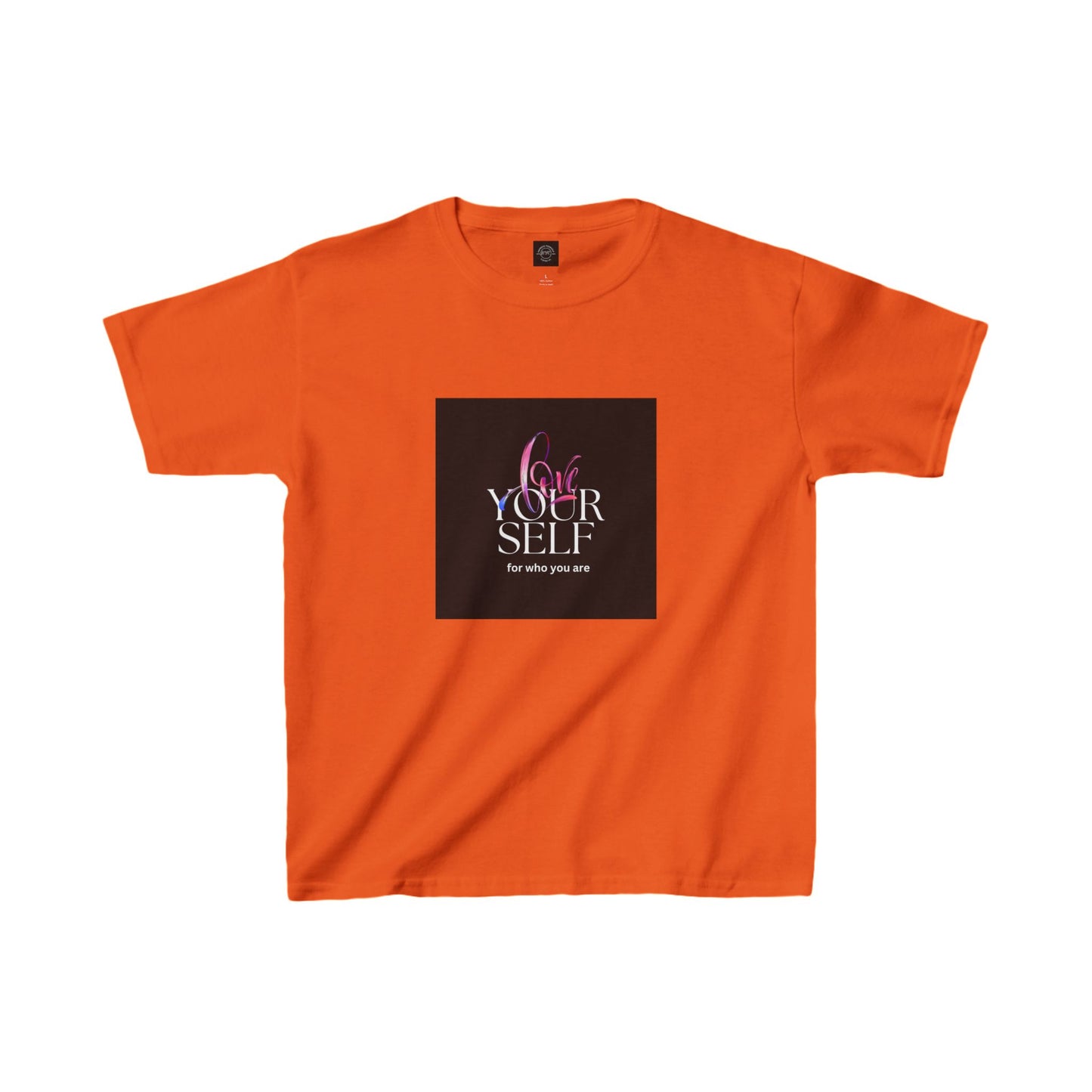 EYC Kids Inspirational Tee - "Love Your Self" with QR Design - Express Yourself Clothz