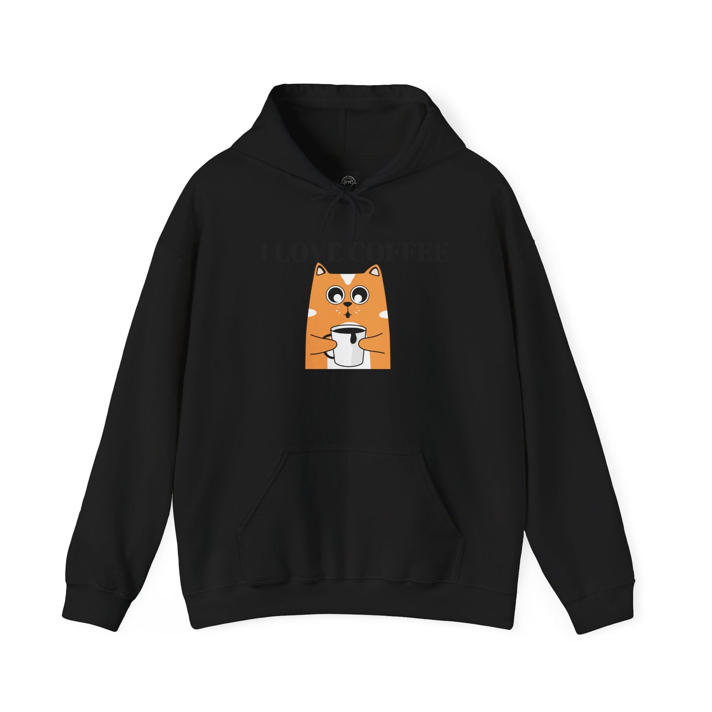 EYC I Love Coffee Unisex Heavy Blend Hoodie - Cozy Sweatshirt for Coffee Lovers - Express Yourself Clothz
