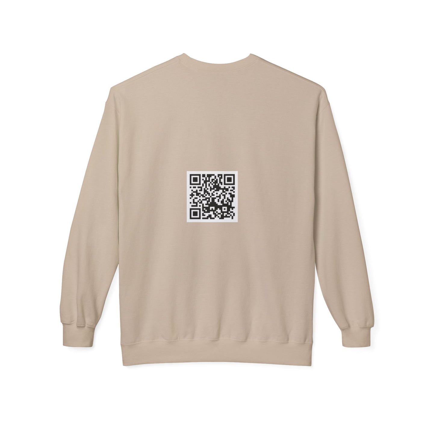 EYC Express Yourself Crewneck Sweatshirt - Unisex Midweight Fleece with QR Code - Express Yourself Clothz