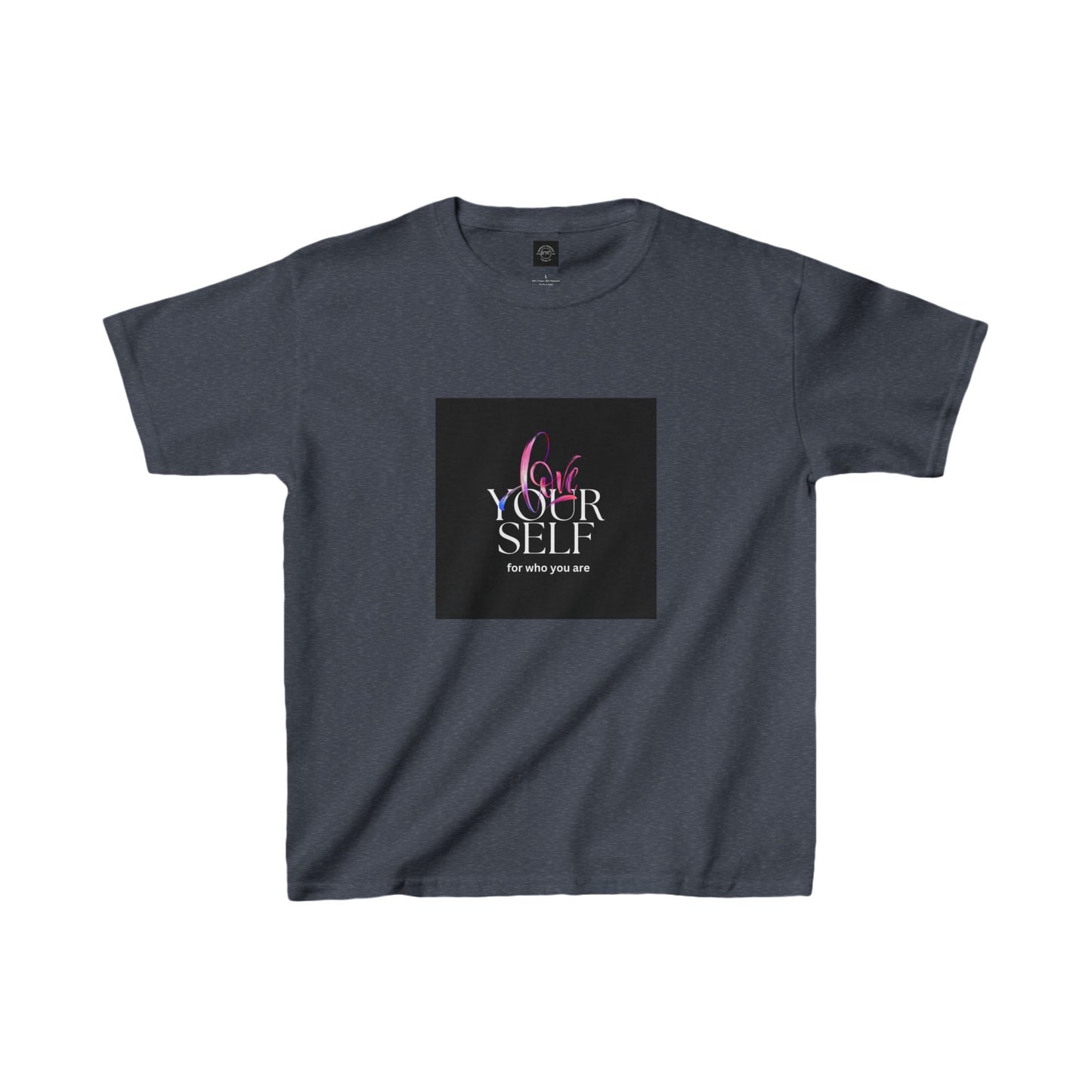 EYC Kids Inspirational Tee - "Love Your Self" with QR Design - Express Yourself Clothz