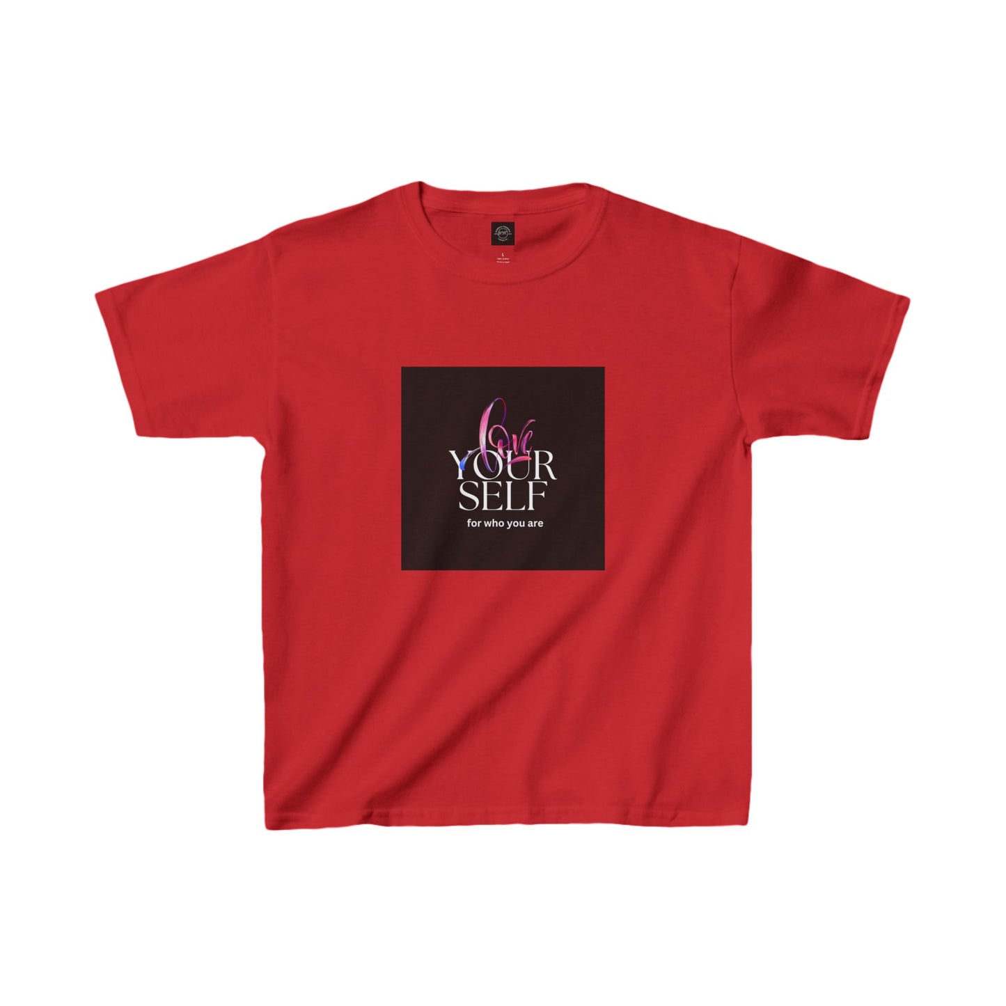 EYC Kids Inspirational Tee - "Love Your Self" with QR Design - Express Yourself Clothz