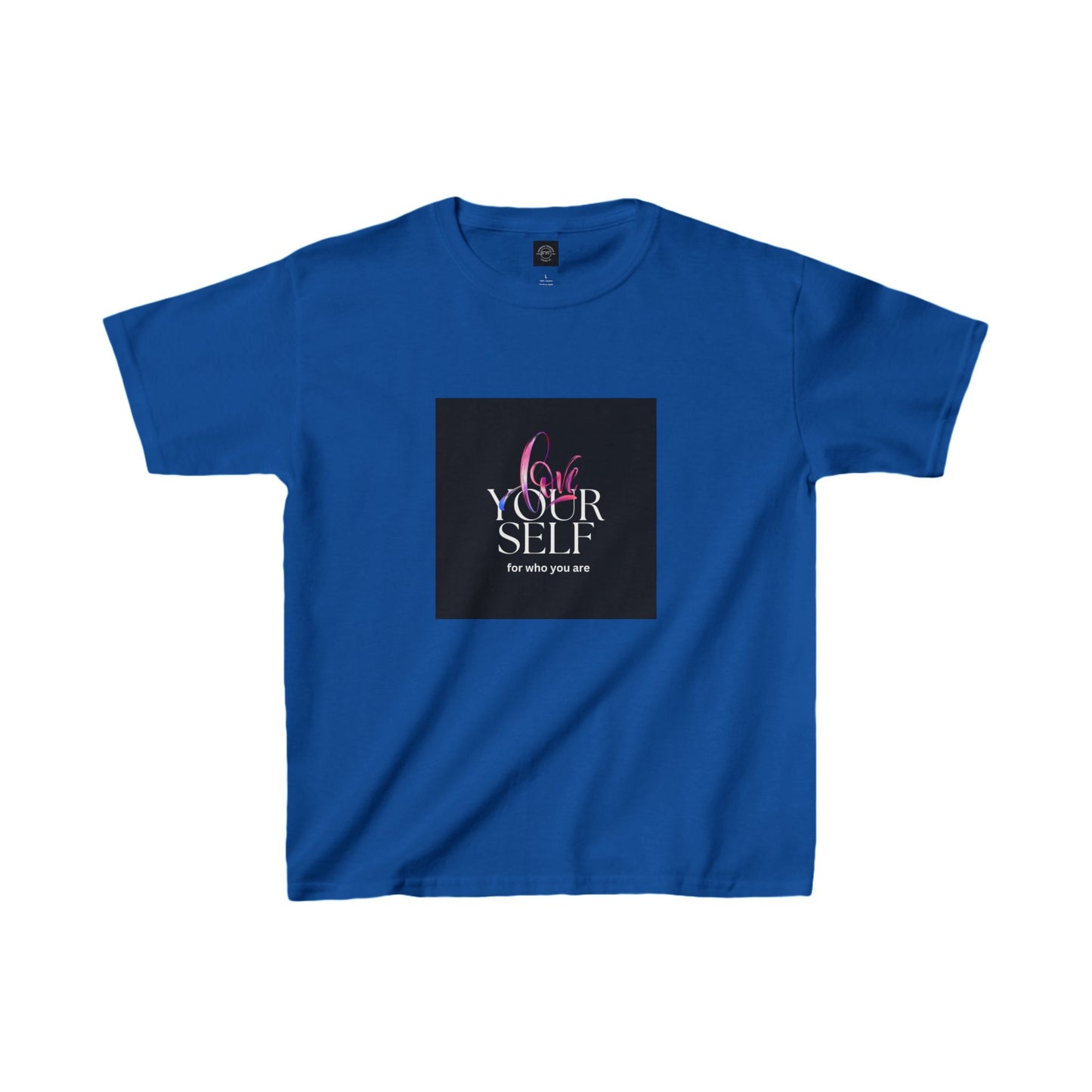 EYC Kids Inspirational Tee - "Love Your Self" with QR Design - Express Yourself Clothz