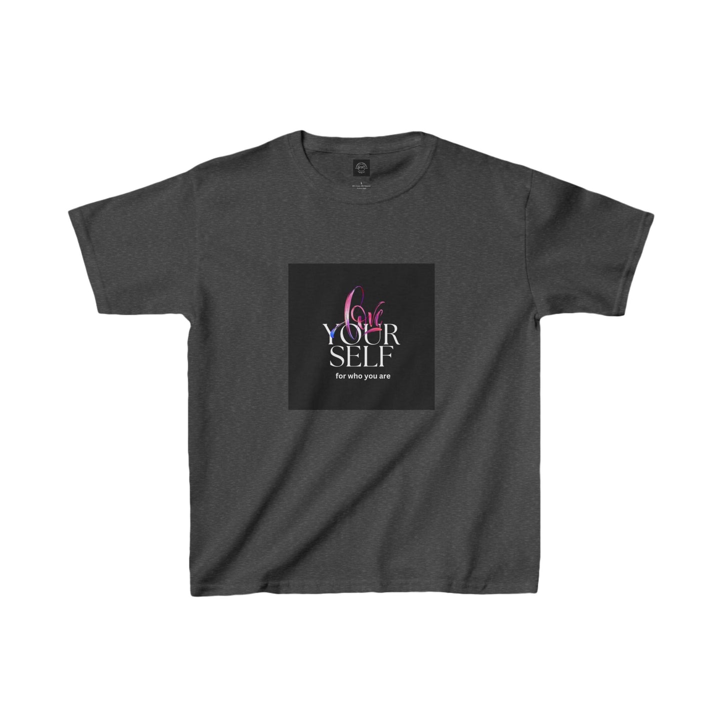 EYC Kids Inspirational Tee - "Love Your Self" with QR Design - Express Yourself Clothz