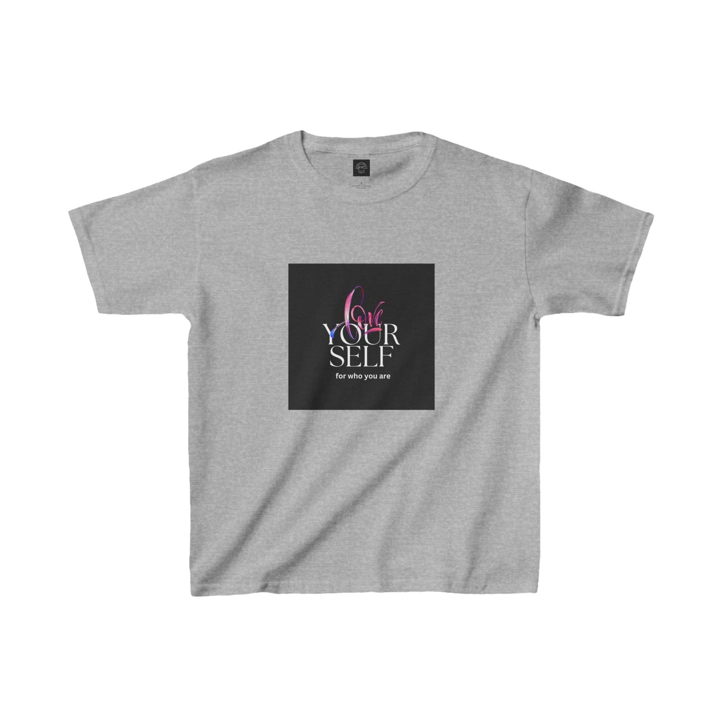 EYC Kids Inspirational Tee - "Love Your Self" with QR Design - Express Yourself Clothz