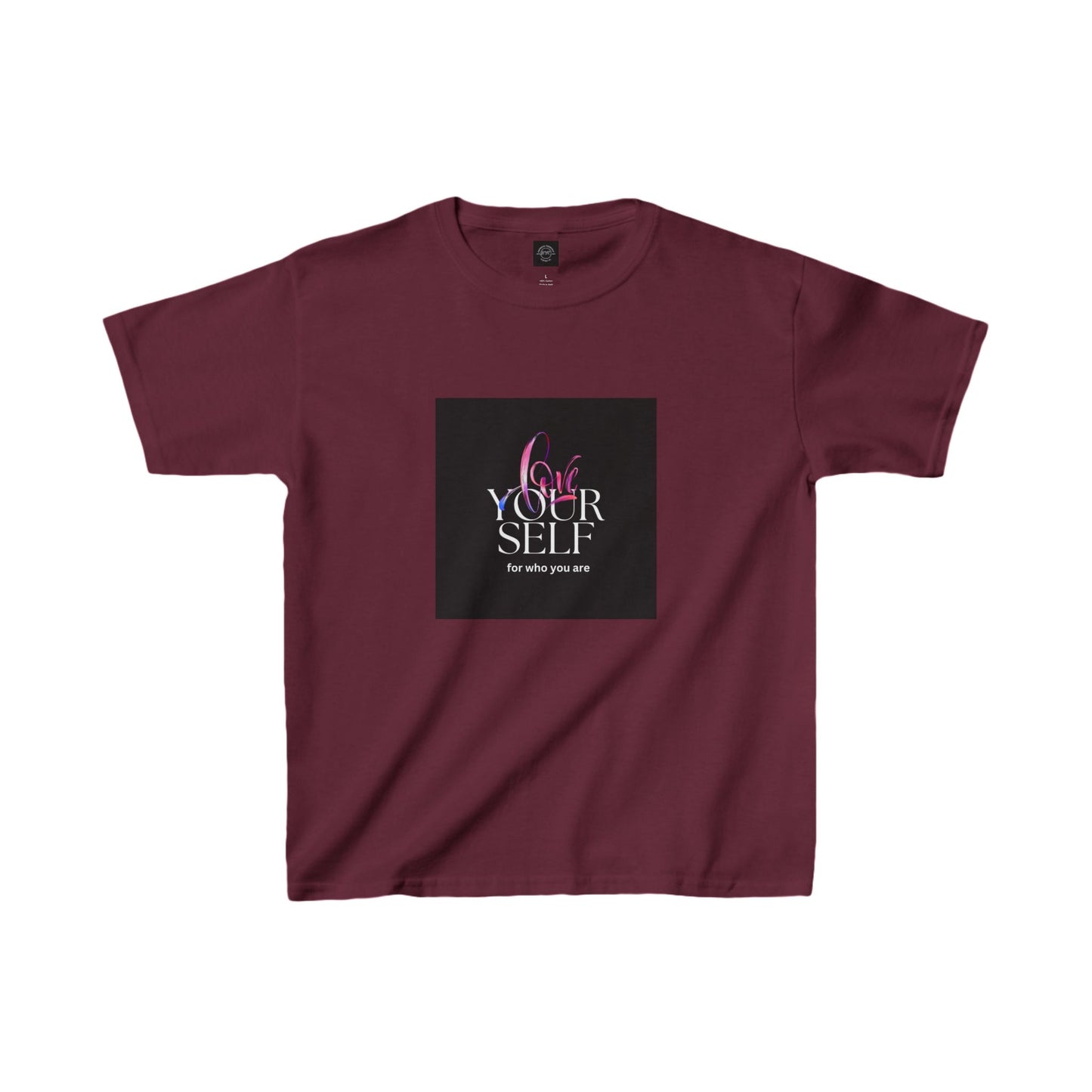 EYC Kids Inspirational Tee - "Love Your Self" with QR Design - Express Yourself Clothz