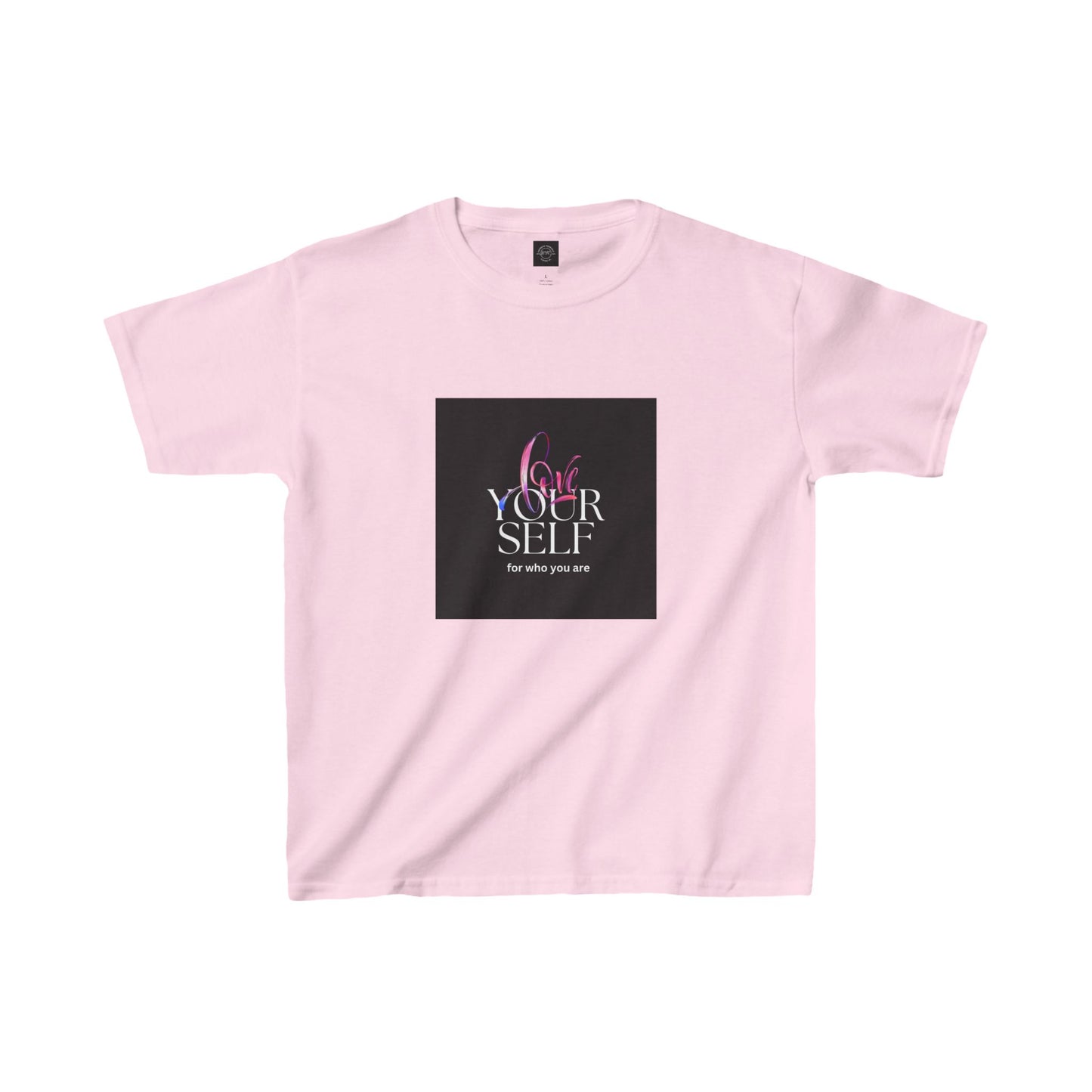 EYC Kids Inspirational Tee - "Love Your Self" with QR Design - Express Yourself Clothz