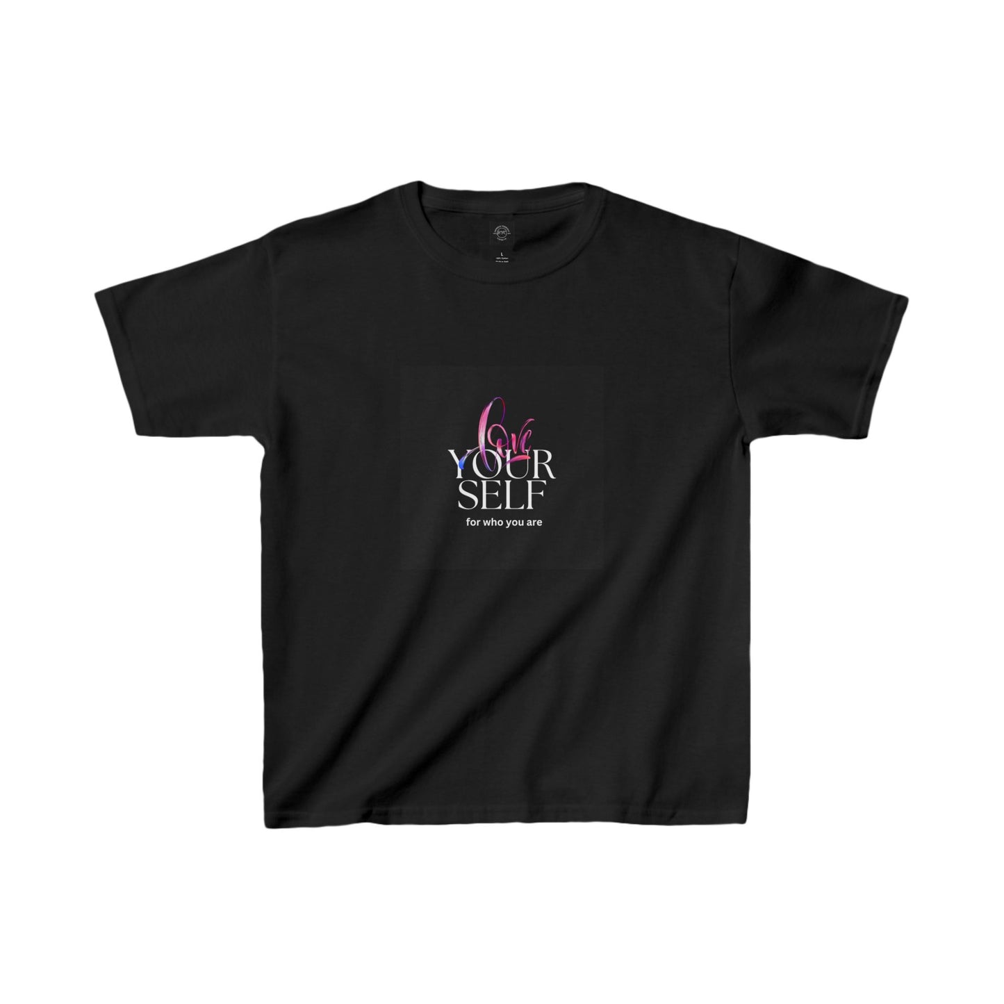 EYC Kids Inspirational Tee - "Love Your Self" with QR Design - Express Yourself Clothz