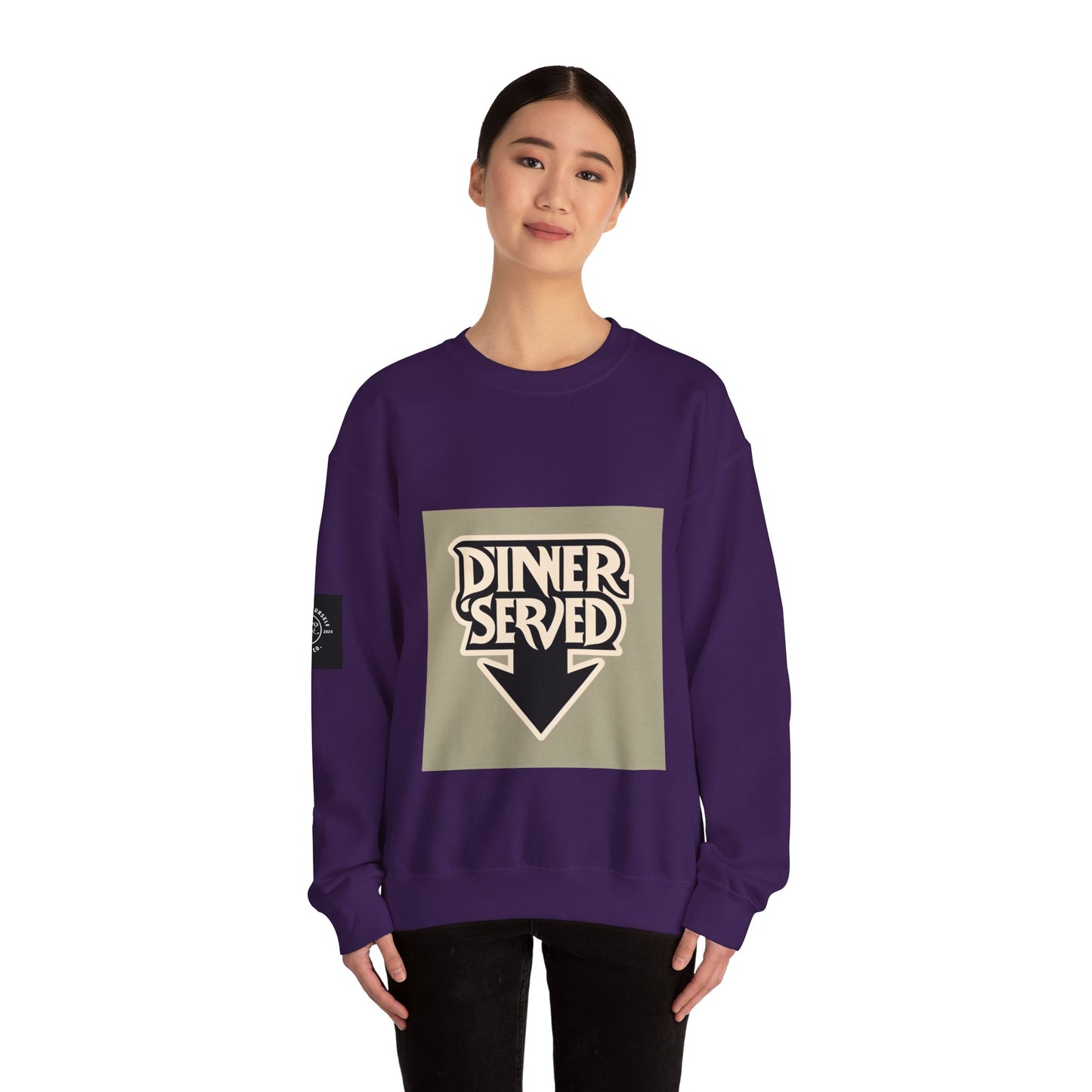 Served Unisex Dinner Served Crewneck Sweatshirt