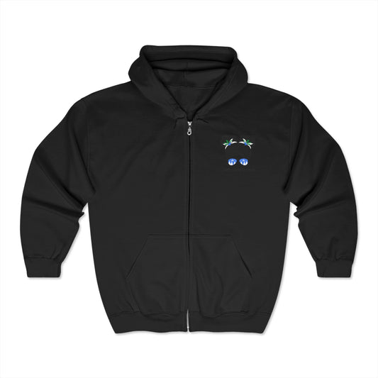 EYC Tropical Vibes Zip-Up Hoodie for Relaxation and Travel