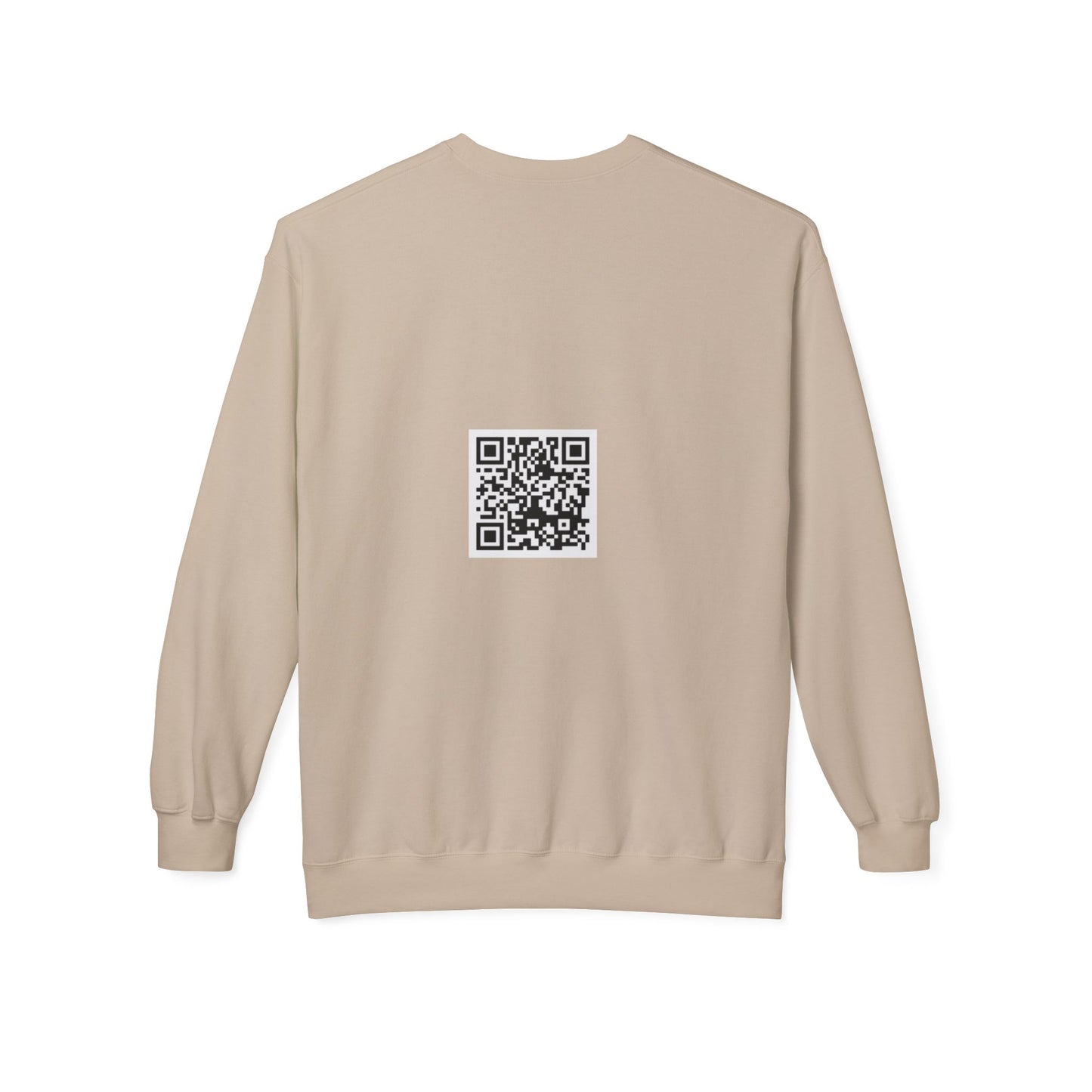 EYC Express Yourself Crewneck Sweatshirt - Unisex Midweight Fleece with QR Code