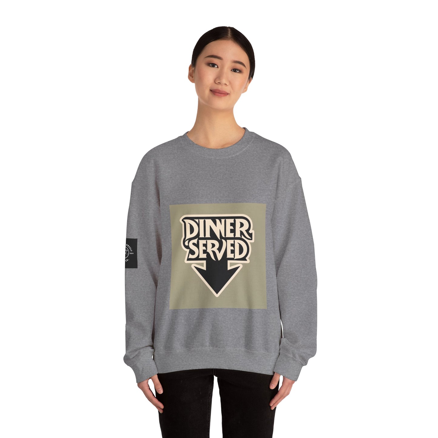 Served Unisex Dinner Served Crewneck Sweatshirt