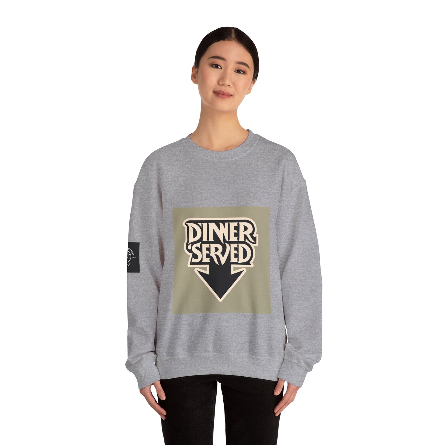 Served Unisex Dinner Served Crewneck Sweatshirt