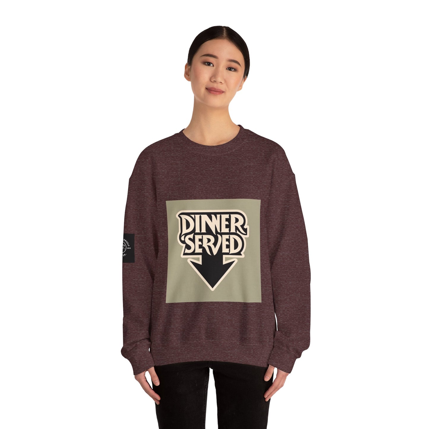 Served Unisex Dinner Served Crewneck Sweatshirt