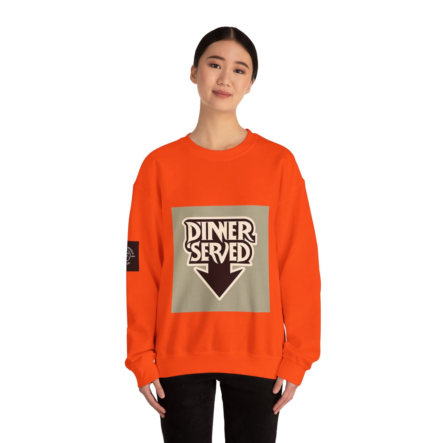 Served Unisex Dinner Served Crewneck Sweatshirt