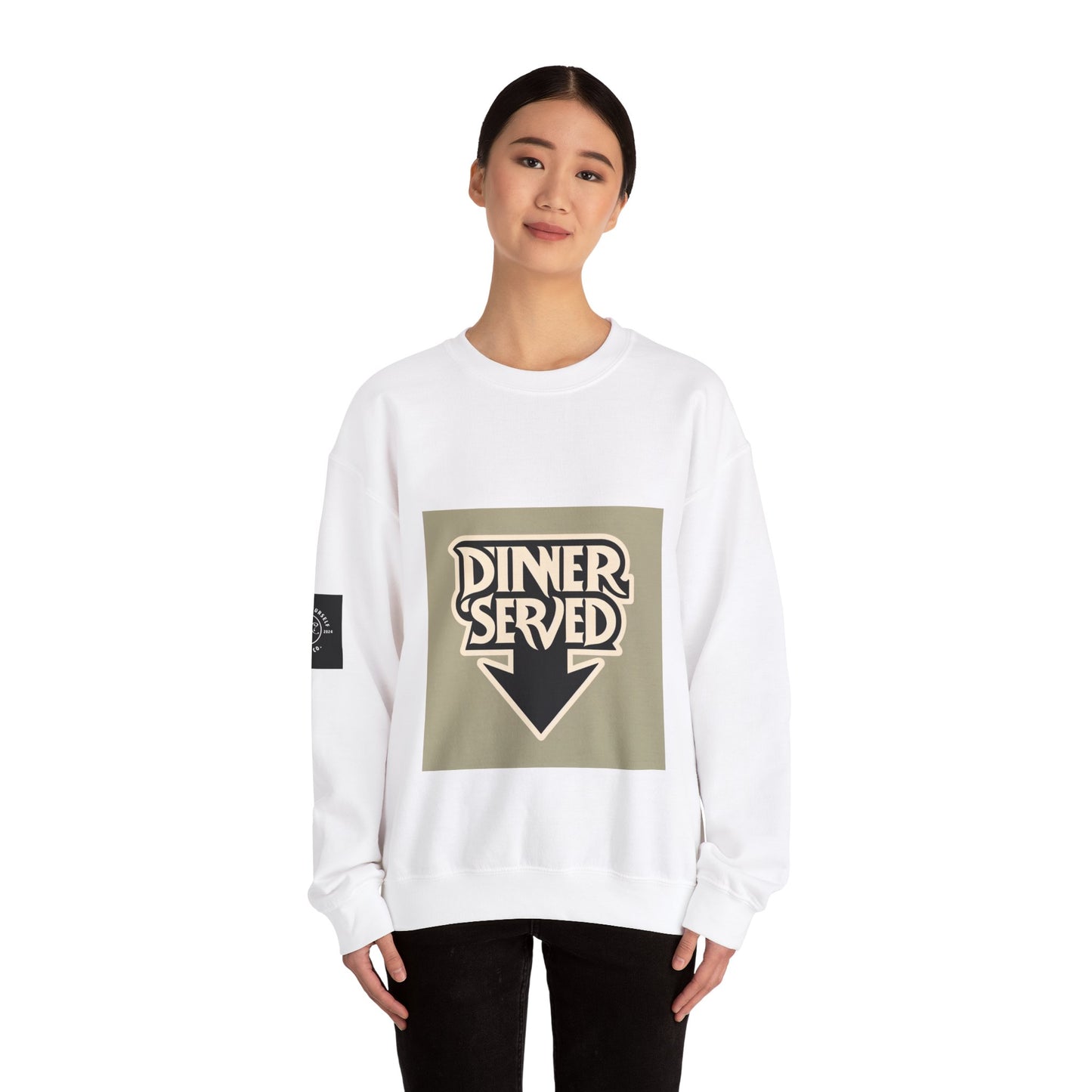 Served Unisex Dinner Served Crewneck Sweatshirt