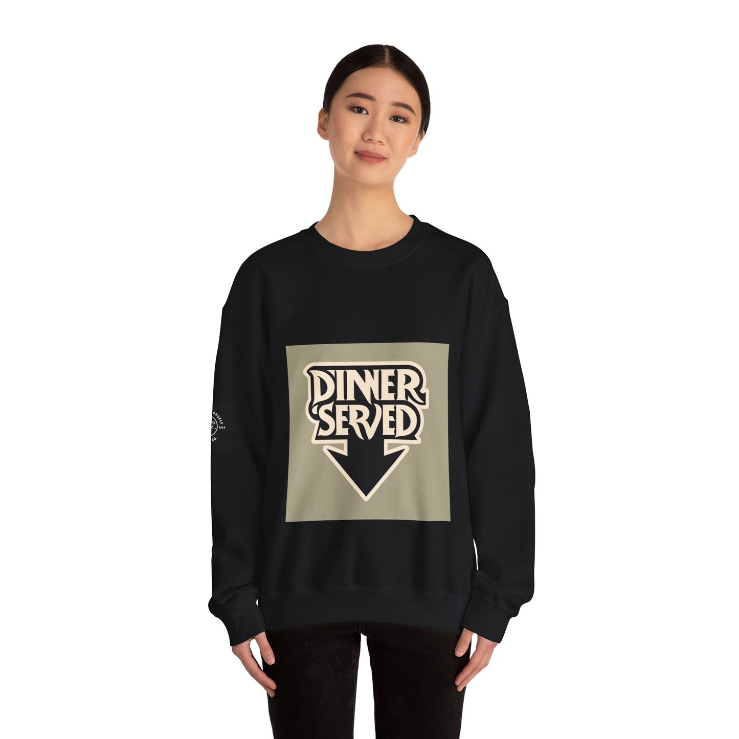 Served Unisex Dinner Served Crewneck Sweatshirt