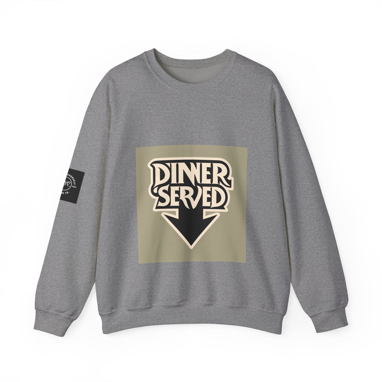 Served Unisex Dinner Served Crewneck Sweatshirt