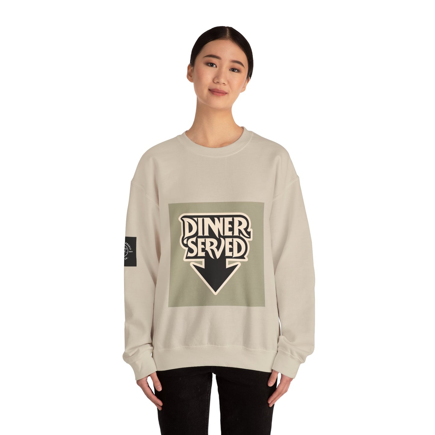 Served Unisex Dinner Served Crewneck Sweatshirt